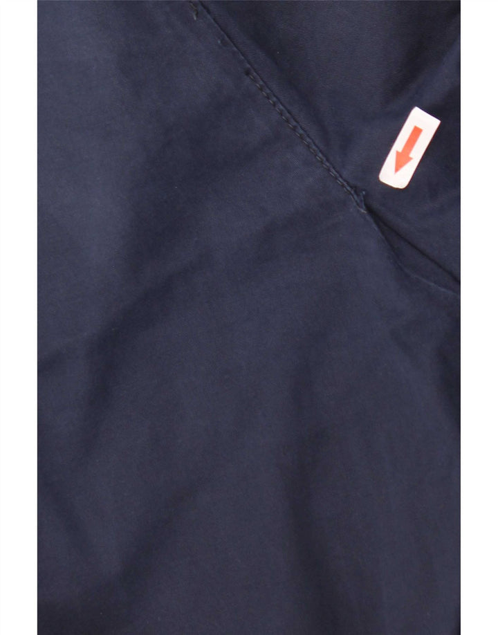 Schmale, verkürzte Herrenhose von Zara, EU 40, Mittel W31 L26, Marineblau