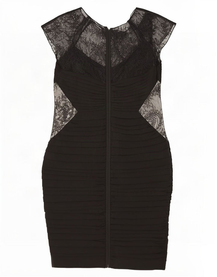 Coast Damen-Etuikleid, UK-Größe 44, Mittelschwarz, geblümt, Polyester