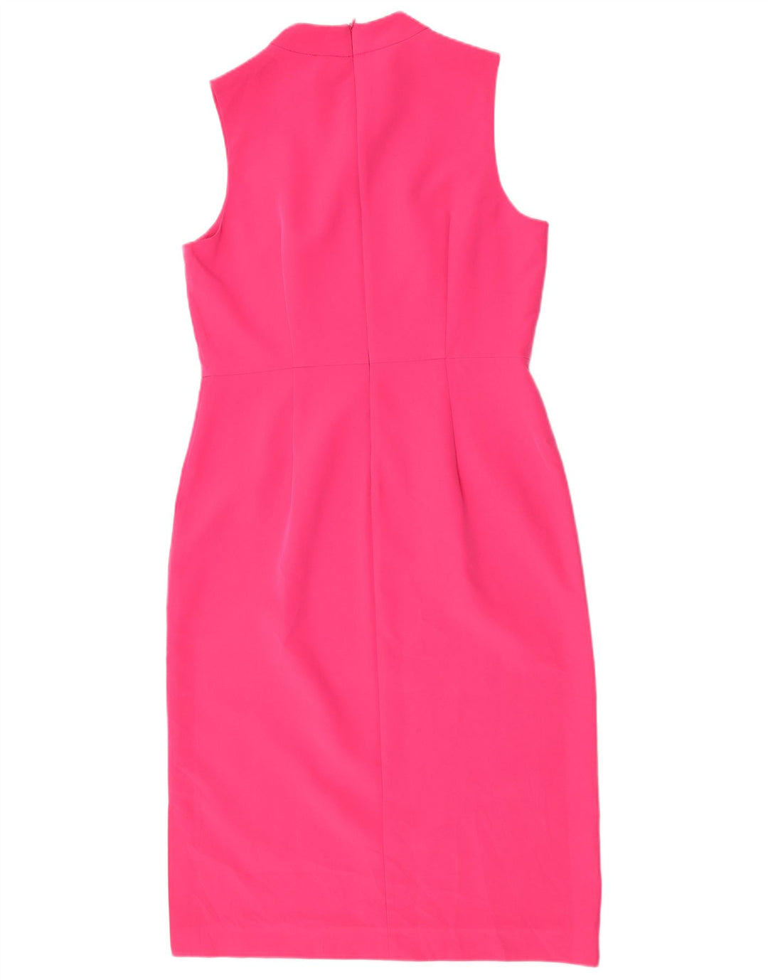 French Connection Damen Ärmelloses Etuikleid UK 16 Large Rosa Polyester