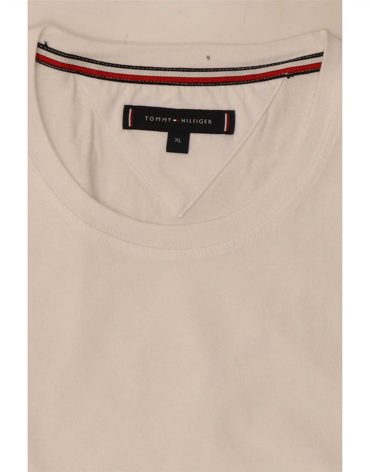 Tommy Hilfiger Herren T-Shirt Top XL Weiß