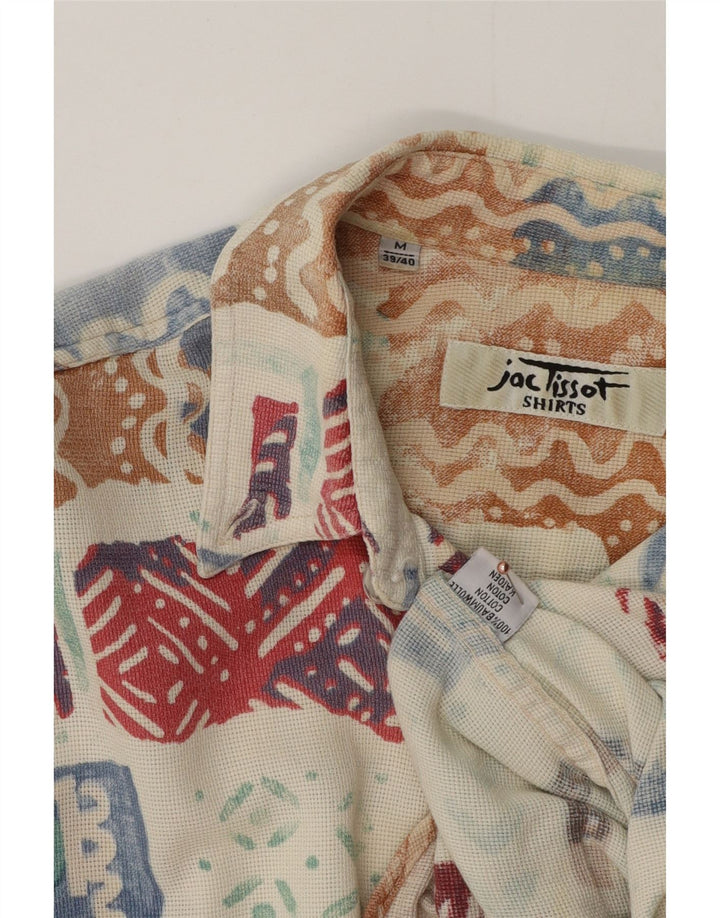 JAC TISSOT Herrenhemd, Größe 39/40, mittelgroß, mehrfarbig, Patchwork