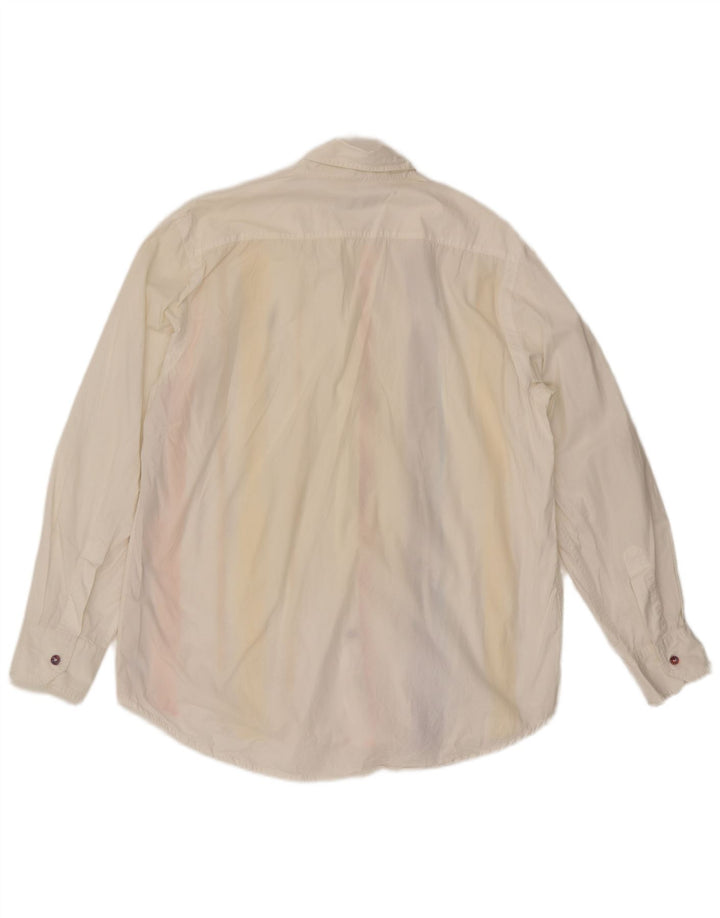 Etro Herrenhemd 2XL Weiß gestreift