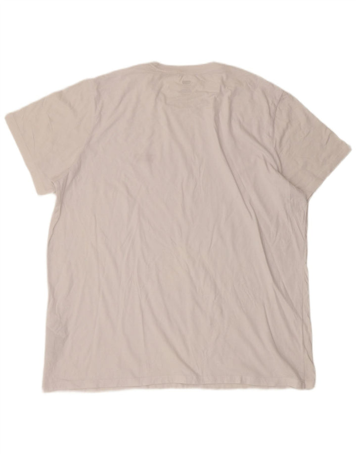 LEVI'S Mens Slim T-Shirt Top 2XL White Cotton