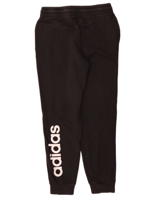 Adidas Damen-Trainingsanzug mit Grafik, Jogginghose, UK 8/10, Größe S, Schwarz, Baumwolle