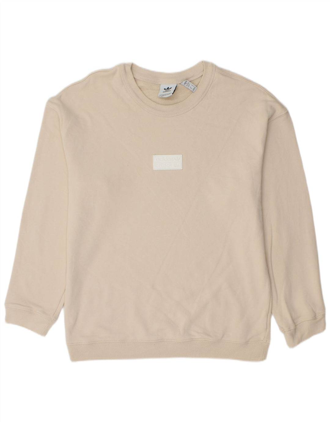 ADIDAS Herren Sweatshirt Pullover mittelweiße Baumwolle