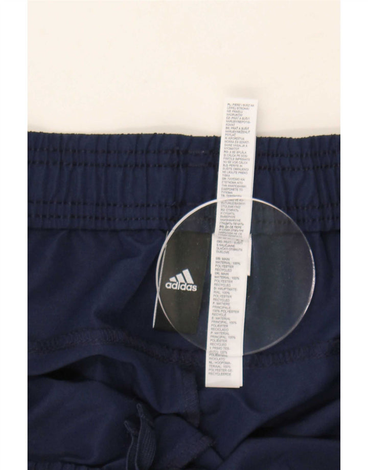 Adidas Herren-Trainingshose mit Grafik, groß, marineblau, Polyester