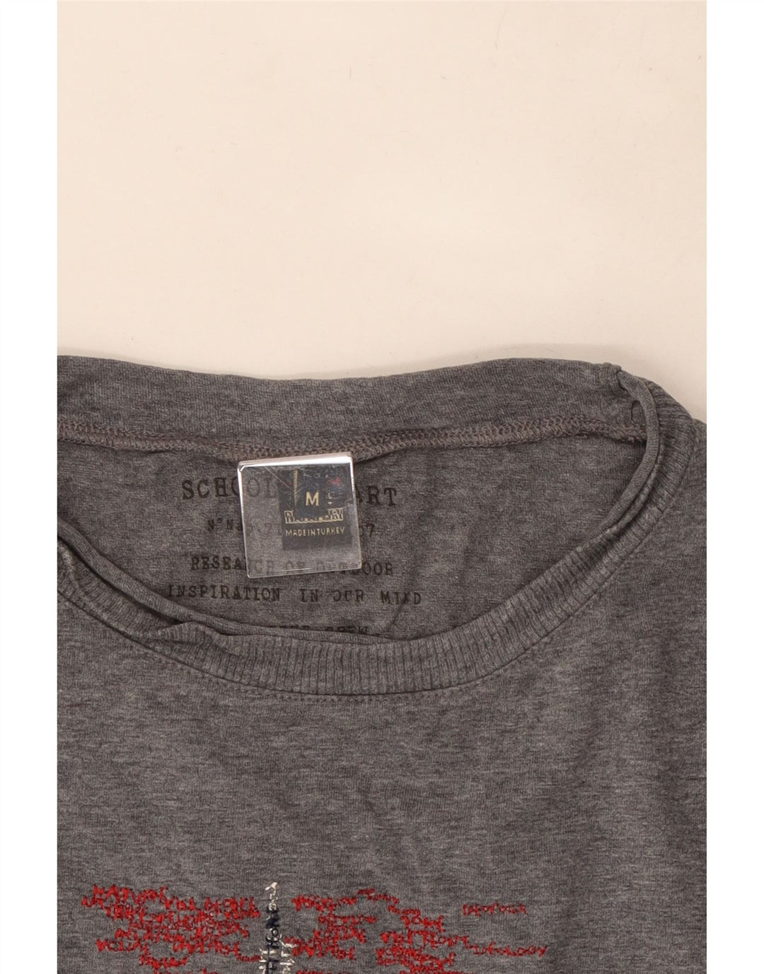 Napapijri Herren Graphic Top Langarm Mittelgrau