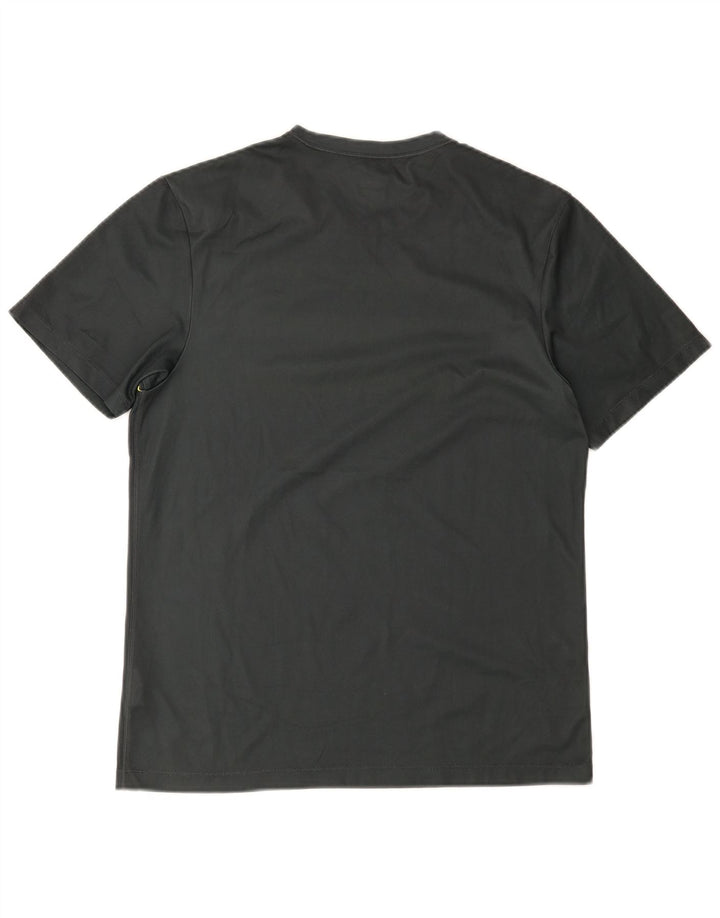 Nike Herren T-Shirt Top UK 39/41 Mittelgrünes Colourblock-Polyester