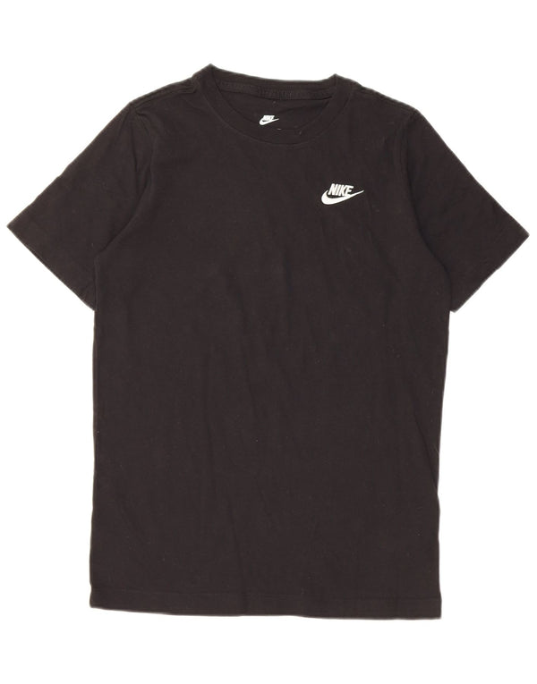 Nike T-Shirt für Jungen, 12–13 Jahre, Größe L, Schwarz, Baumwolle