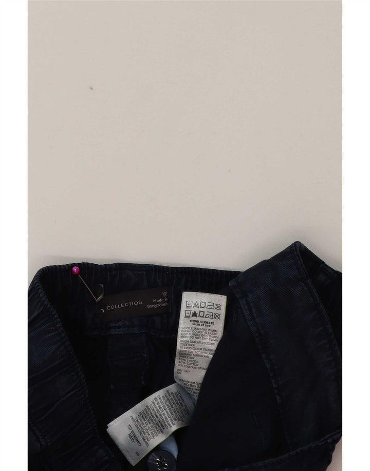 Marks & Spencer Damen Cargohose UK 12 M W32 L27 Marineblau
