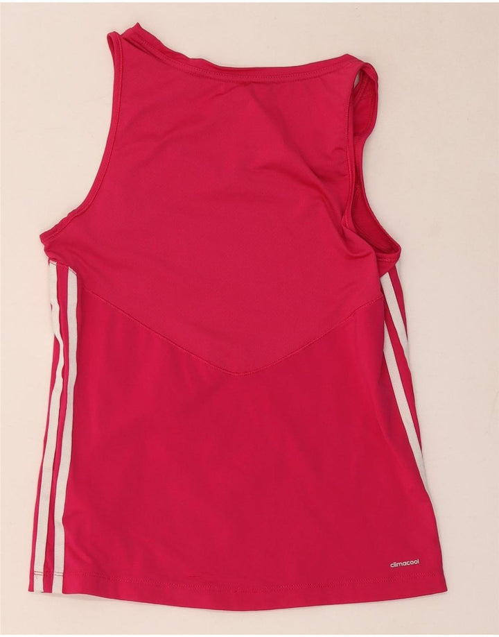 Adidas Damen Climacool Weste Top UK 12/14 Mittelrosa Polyamid