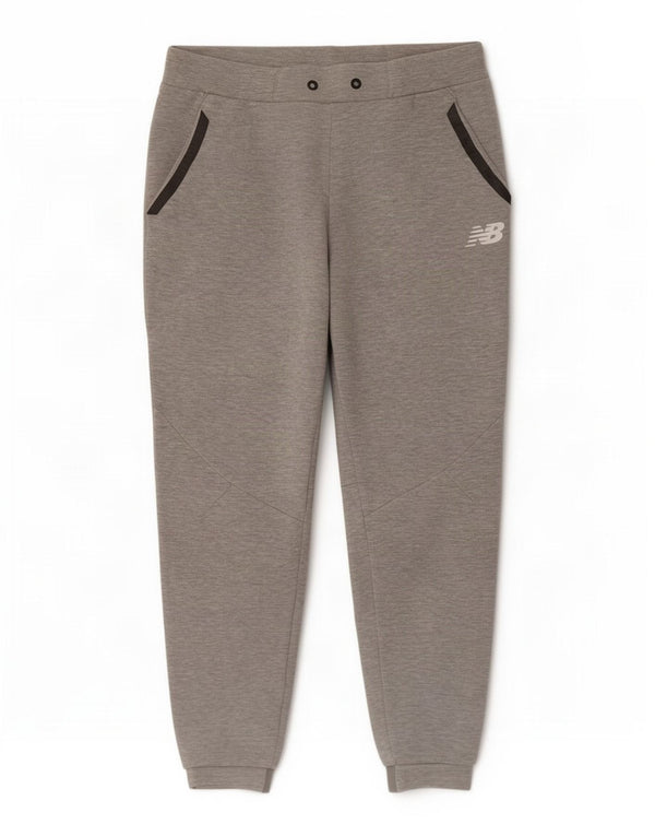 New Balance Mens Tracksuit Trousers Joggers Small Grey Cotton