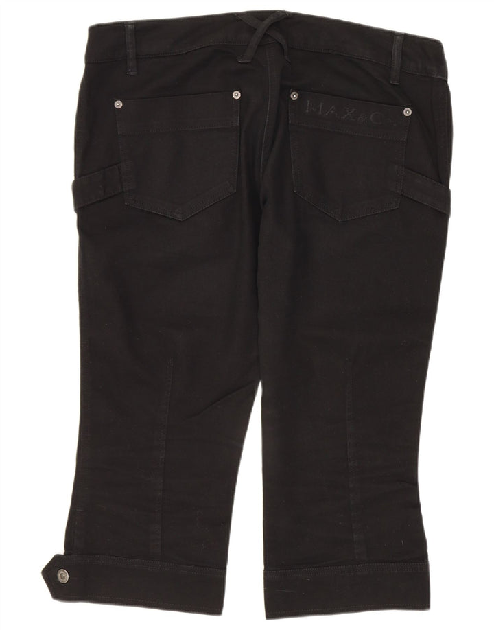 Max & Co. Damen Bermudashorts UK 14 Large W36 Schwarz