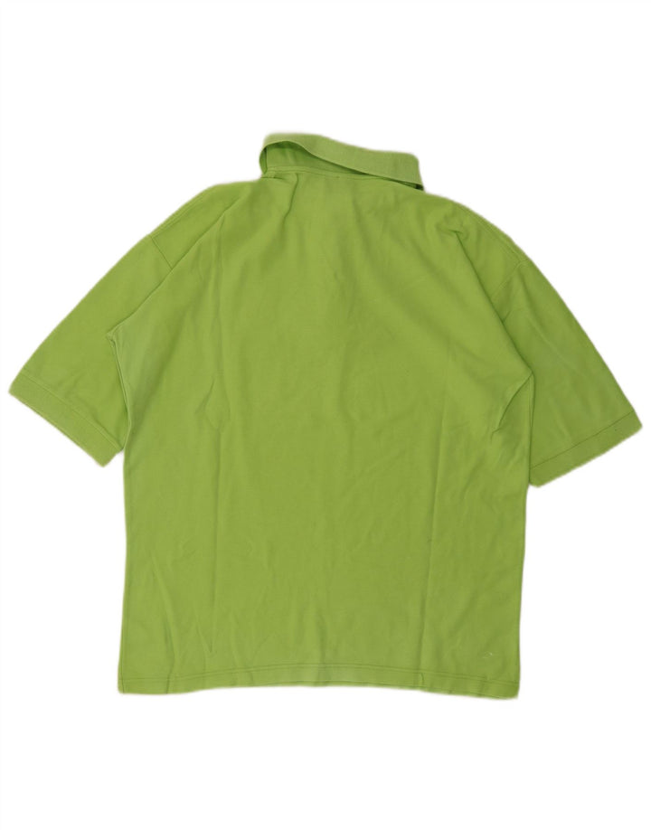 Trussardi Jeans Herren-Poloshirt, Größe S, grüne Baumwolle