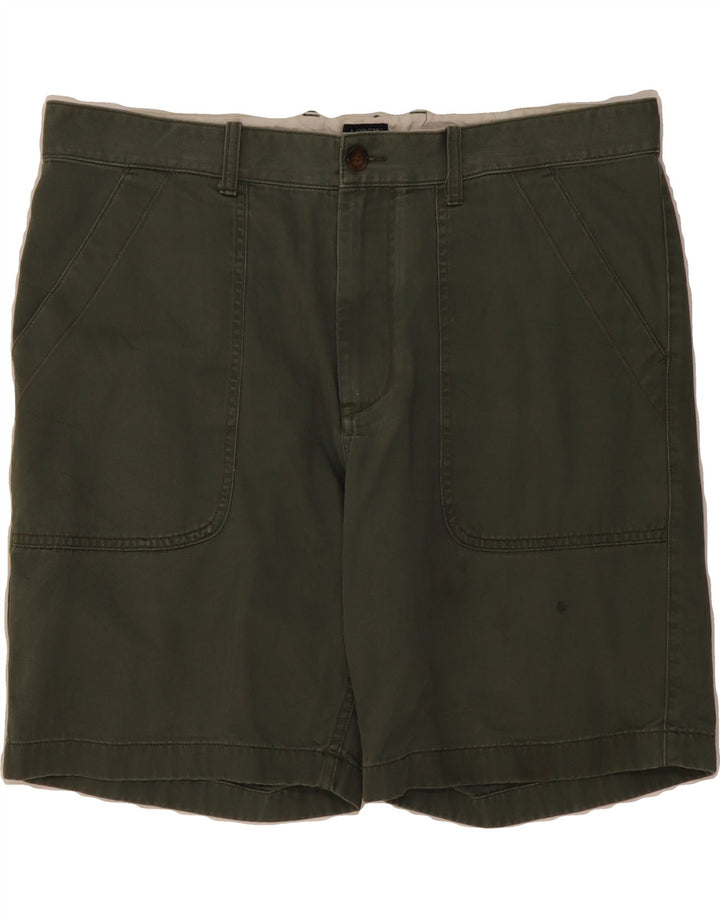 J. CREW Mens Chino Shorts W36 Large Green Vintage J. Crew and Second-Hand J. Crew from Messina Hembry 
