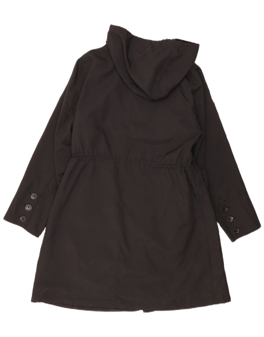 Marks & Spencer Damen-Parkajacke mit Kapuze, UK 18, XL, Schwarz, Polyester