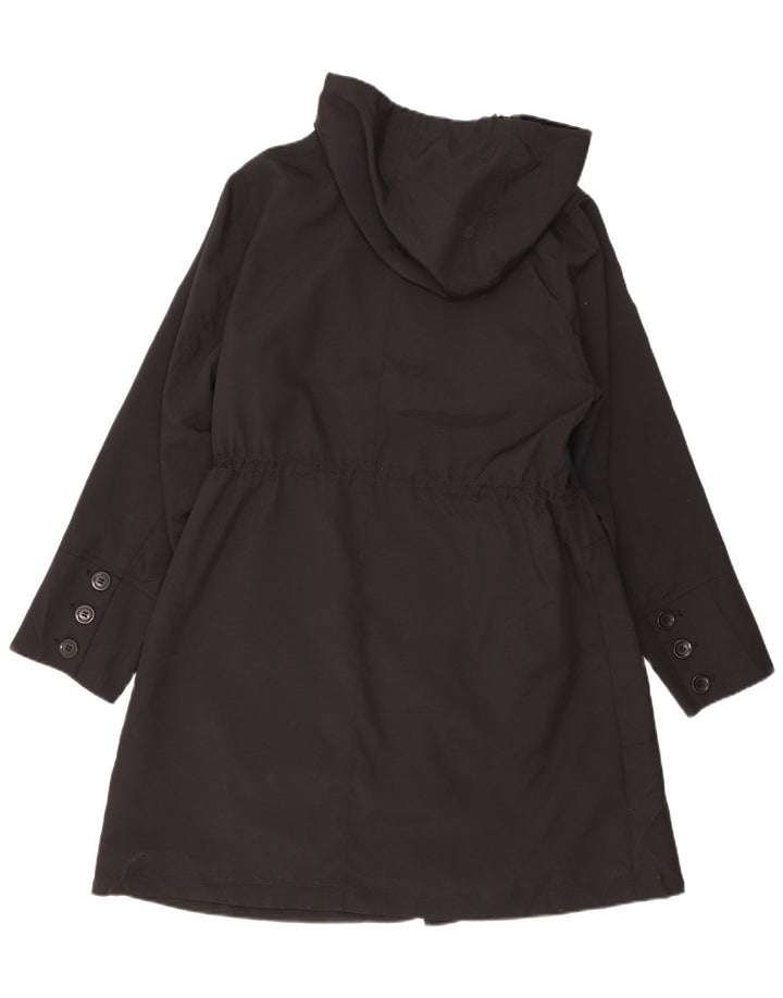 Marks & Spencer Damen-Parkajacke mit Kapuze, UK 18, XL, Schwarz, Polyester
