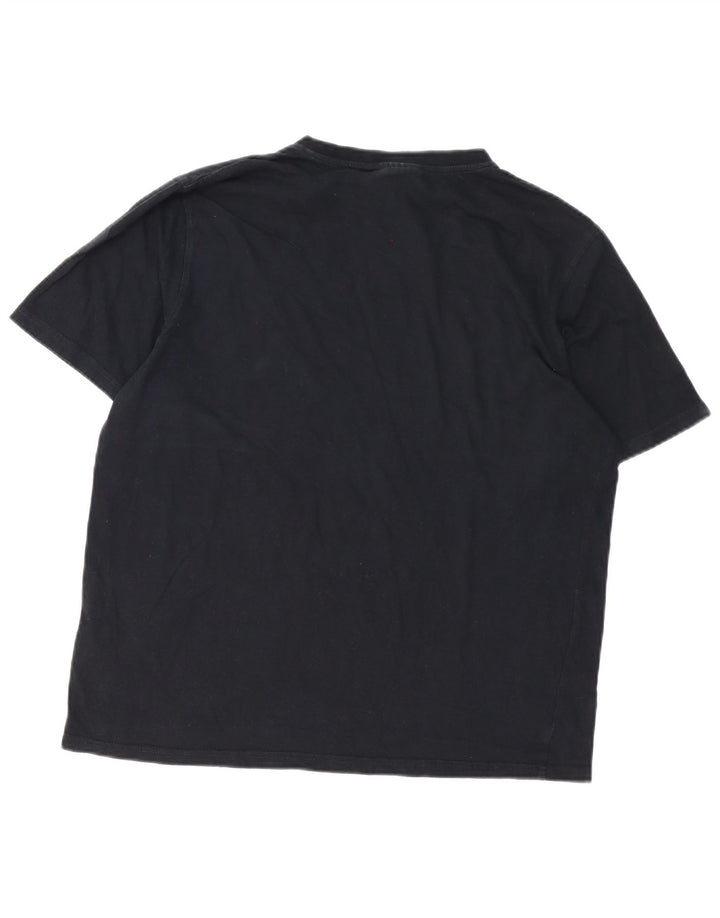 FILA Damen T-Shirt Top Large Schwarz Baumwolle