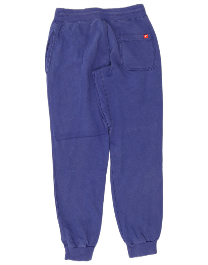 Nike Herren-Trainingshose, Jogginghose, XS, blaue Baumwolle