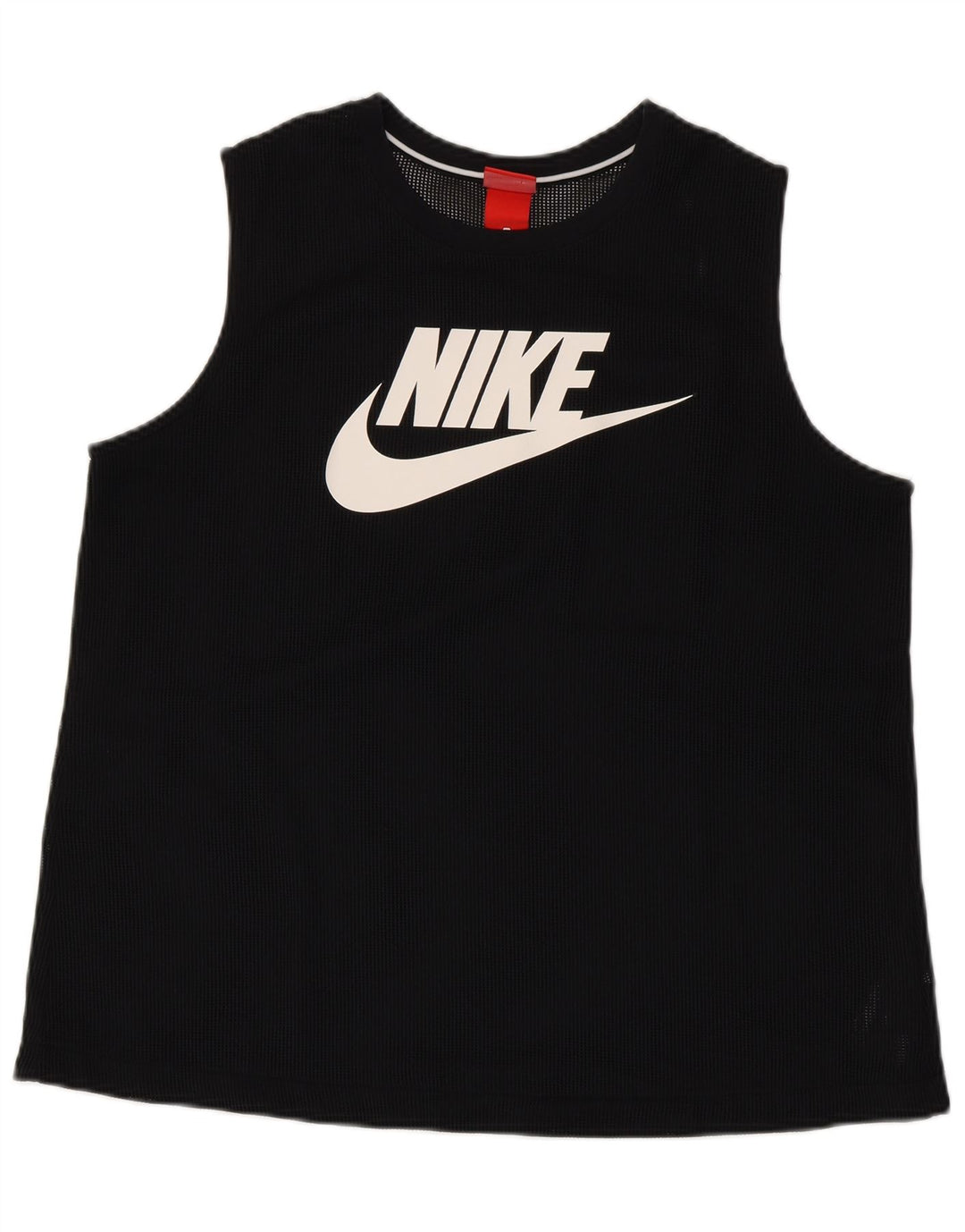 Nike Herren-Top mit Grafik, groß, aus schwarzem Polyester