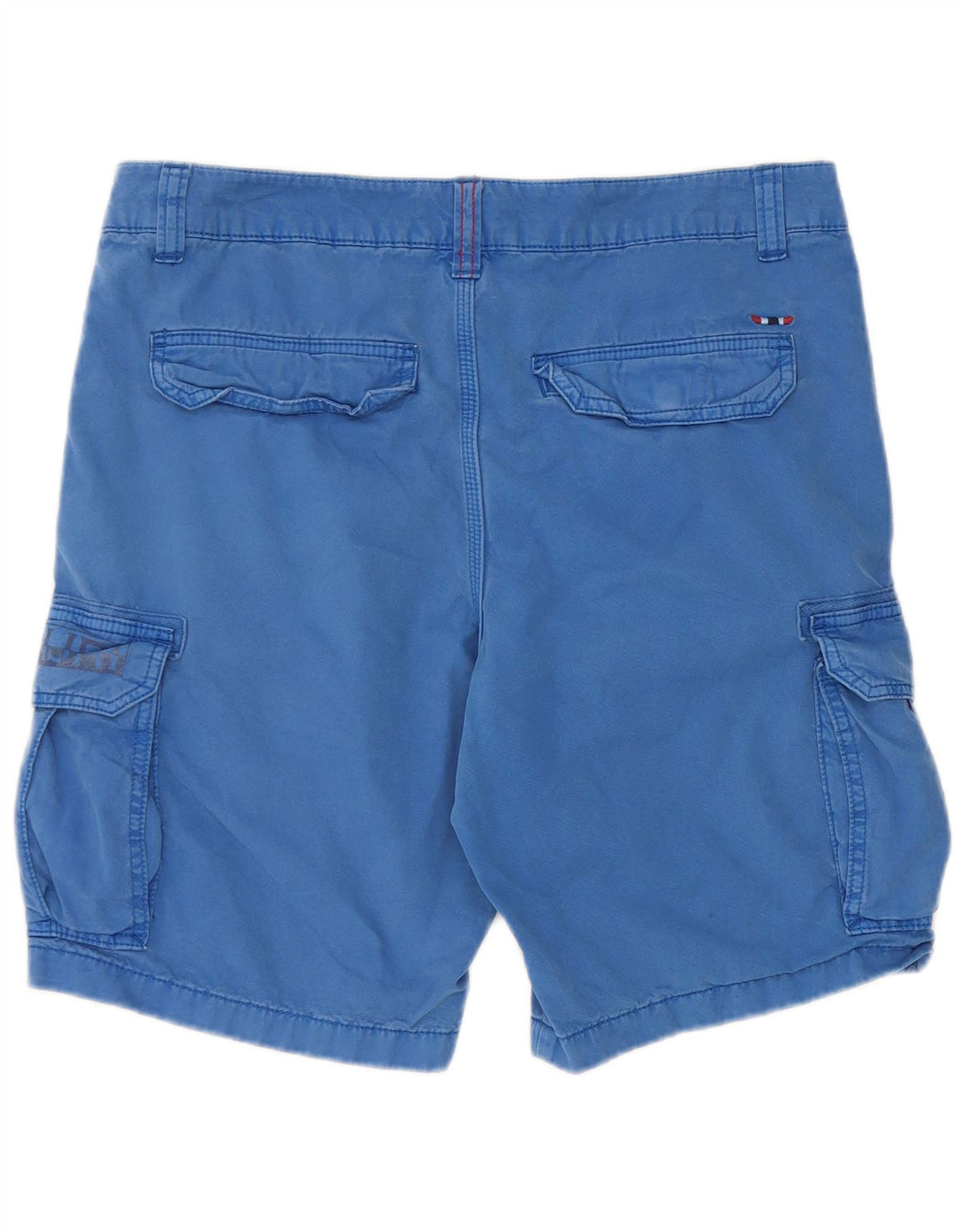 Napapijri Herren Cargo-Shorts W32 Large Blau Baumwolle