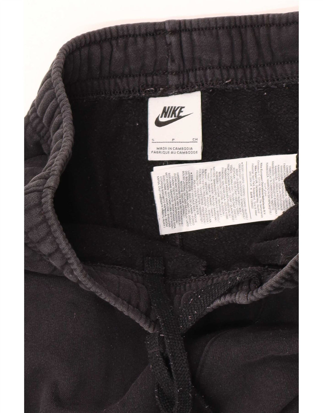 Nike Herren Cargo-Trainingshose, Jogginghose, Größe S, Schwarz, Baumwolle