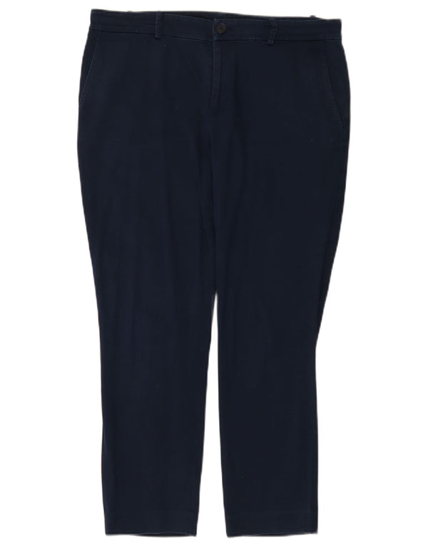 Ralph Lauren Damen Slim Cropped-Hose US 8 Medium W32 L25 Marineblau