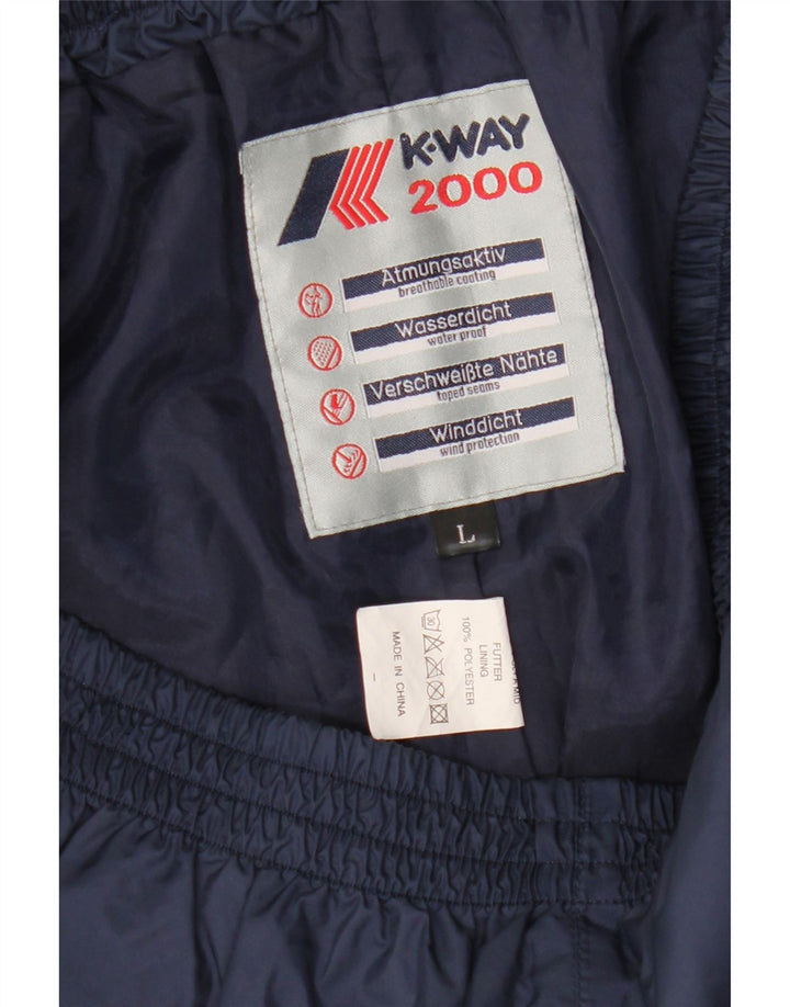 K-Way Herren-Trainingshose, Jogginghose, groß, marineblau, Polyamid