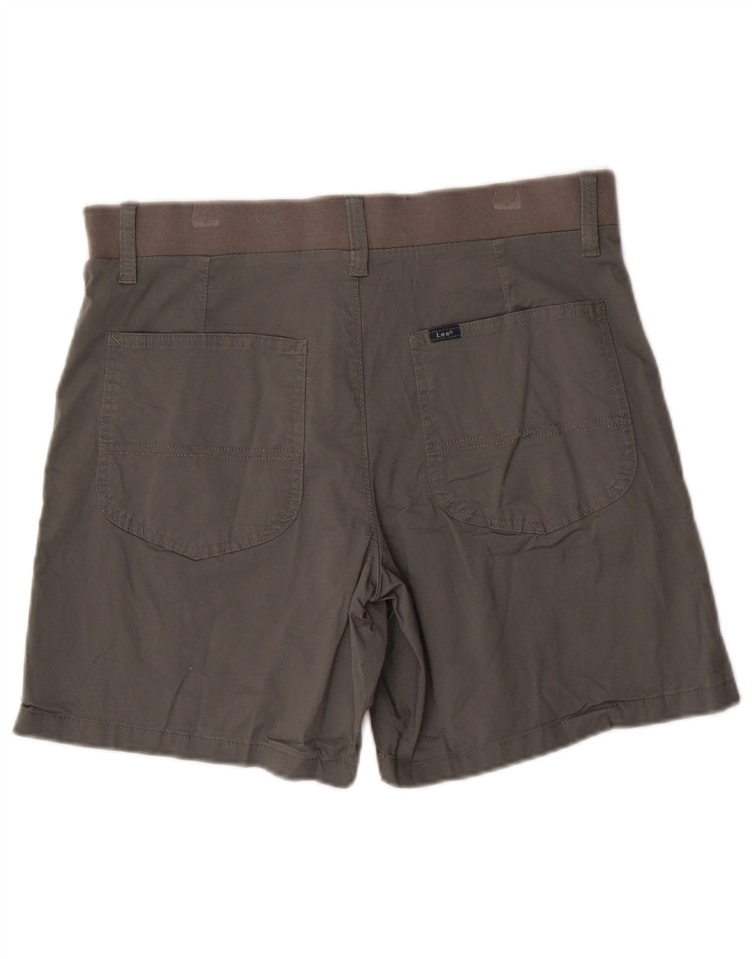 LEE Damen Chino-Shorts, Größe L, W34, Khaki, Baumwolle