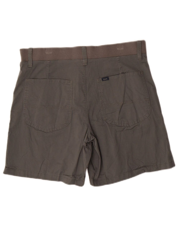 LEE Damen Chino-Shorts, Größe L, W34, Khaki, Baumwolle