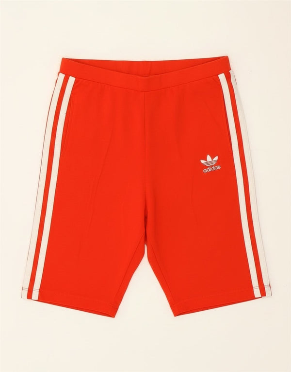 Adidas Damen Sportshorts UK 6 XS Rote Baumwolle