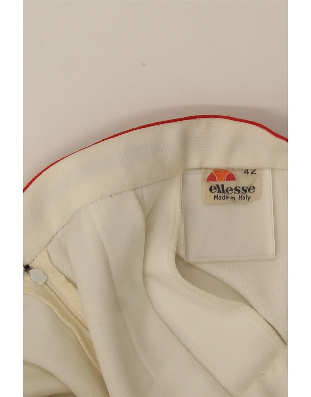 ELLESSE Damen Tennisrock IT 42 Mittelweiß Farbblock