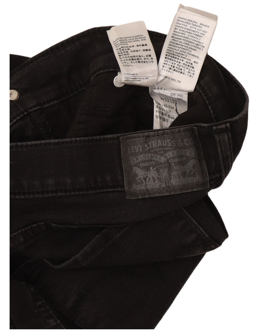 Levi's Damen 312 Crop Shaping Slim Jeans W32 L24 Graue Baumwolle