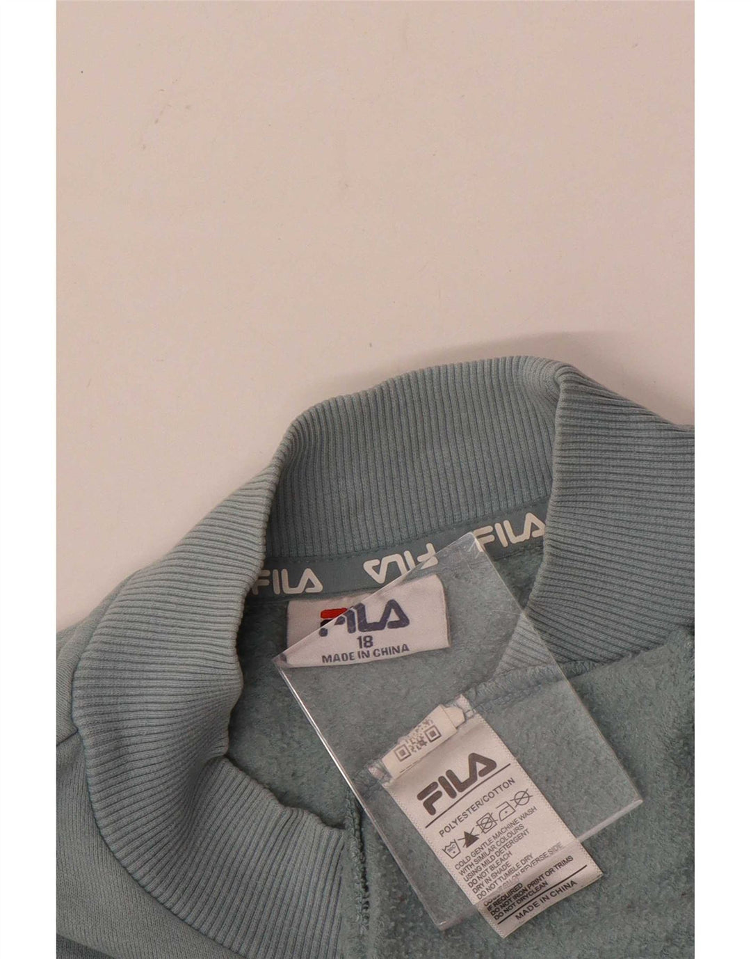 Fila Mädchen 15–16 Jahre, blaues Colourblock-Polyester