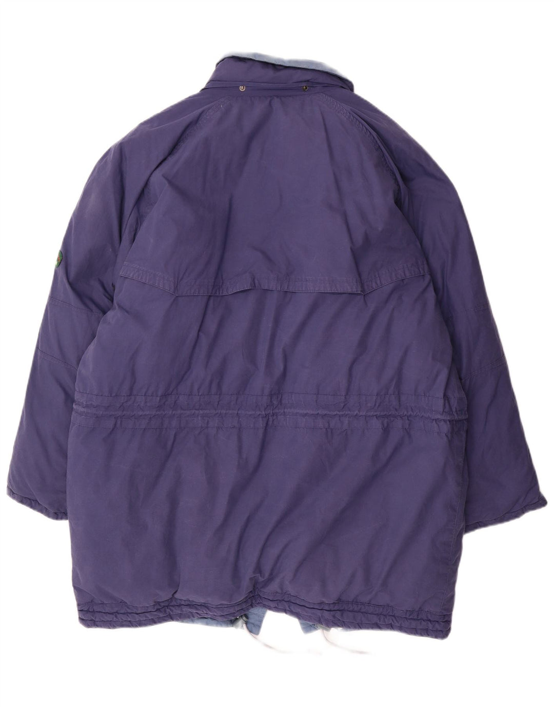 DIADORA Herren Loose Fit Reversible Wattierte Jacke UK 38 Mittelblaue Baumwolle