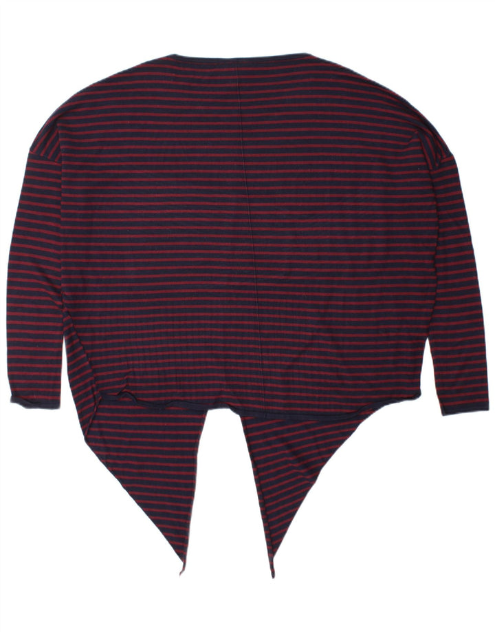 Phase Eight Damen-Oversize-Oberteil, langärmelig, UK-Größe 44, Größe L, Marineblau gestreift