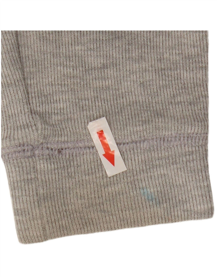 Joules Damen-Sweatshirt mit Rollkragen, UK 12, mittelgrau gefleckte Baumwolle