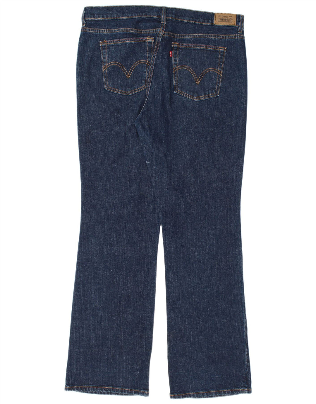 Levi's Damen 515 Bootcut Jeans US 14 XL W36 L32 Blaue Baumwolle
