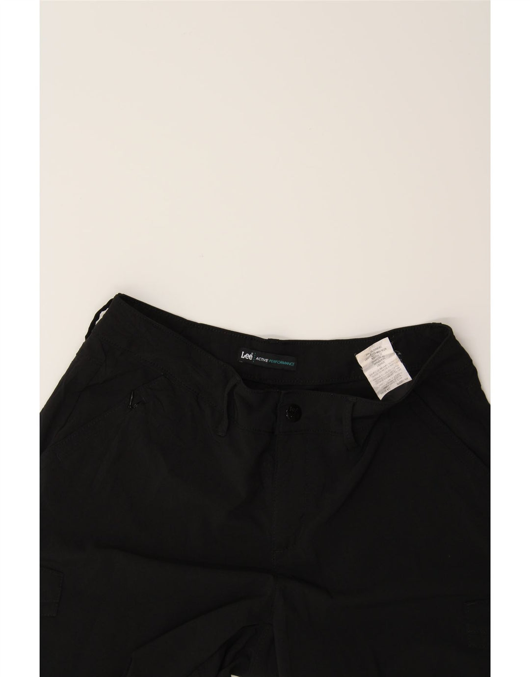 LEE Womens Cargo Shorts US 10 Large W32  Black Polyester Vintage Lee and Second-Hand Lee from Messina Hembry 