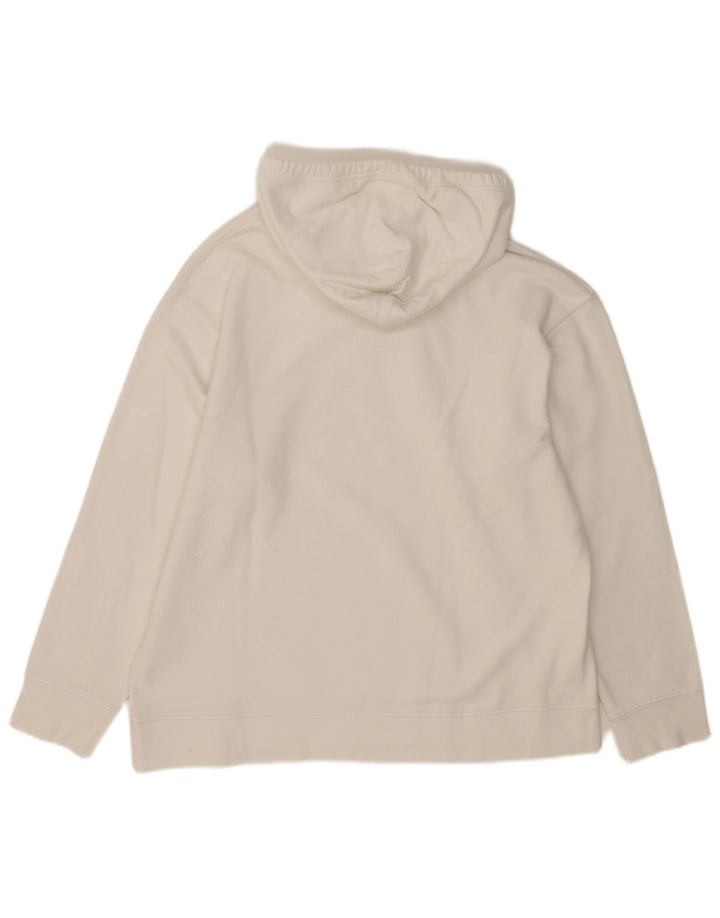 Levi's Herren-Kapuzenpullover mit entspannter Passform, Größe L, Weiß