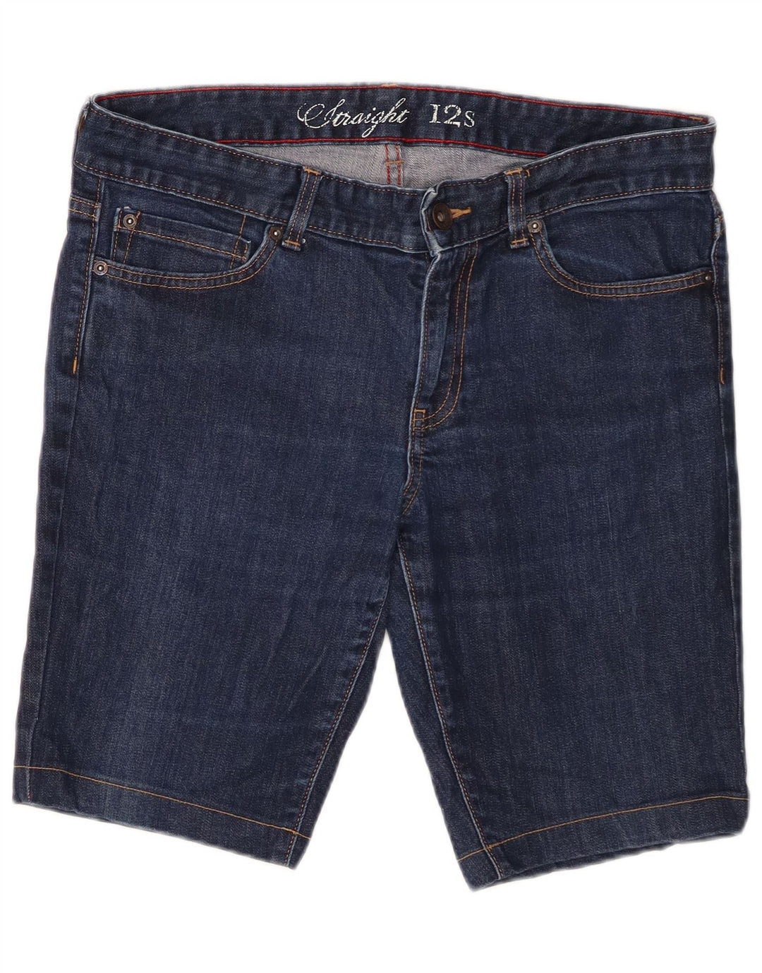 Tommy Hilfiger Damen Jeansshorts US 12 Large W34 Marineblau