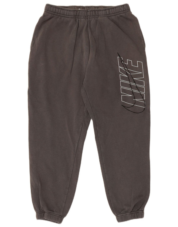 Nike Mens Graphic Tracksuit Trousers Joggers Large Grey Cotton