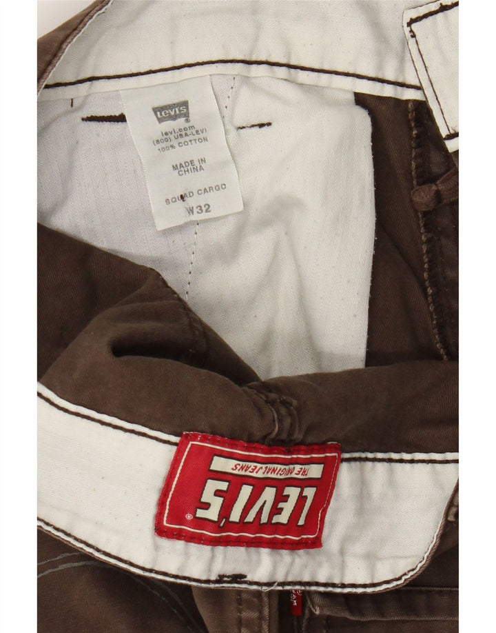 Levi's Herren Cargoshorts W32 mittelbraune Baumwolle