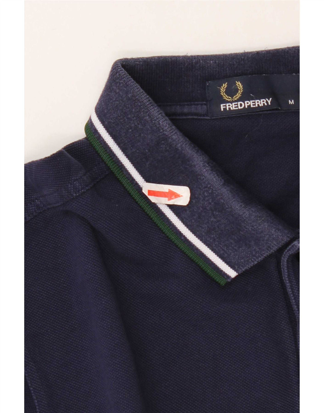 Fred Perry Herren-Poloshirt, mittelmarineblaue Baumwolle