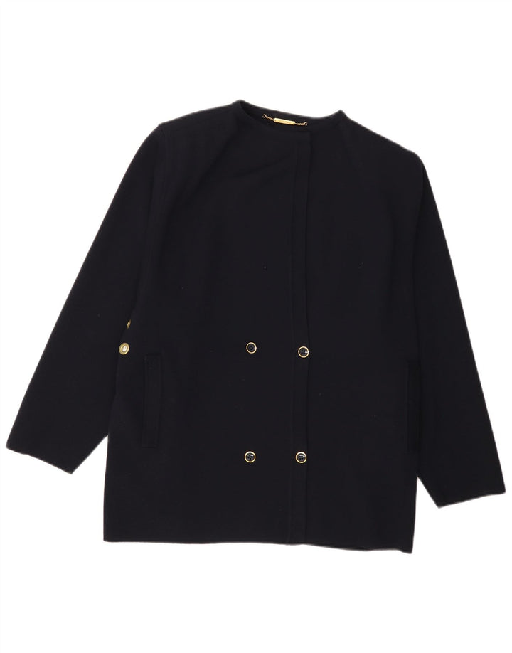 STIZZOLI Damen-Strickjacke, zweireihig, Gr. 14, mittelmarineblau