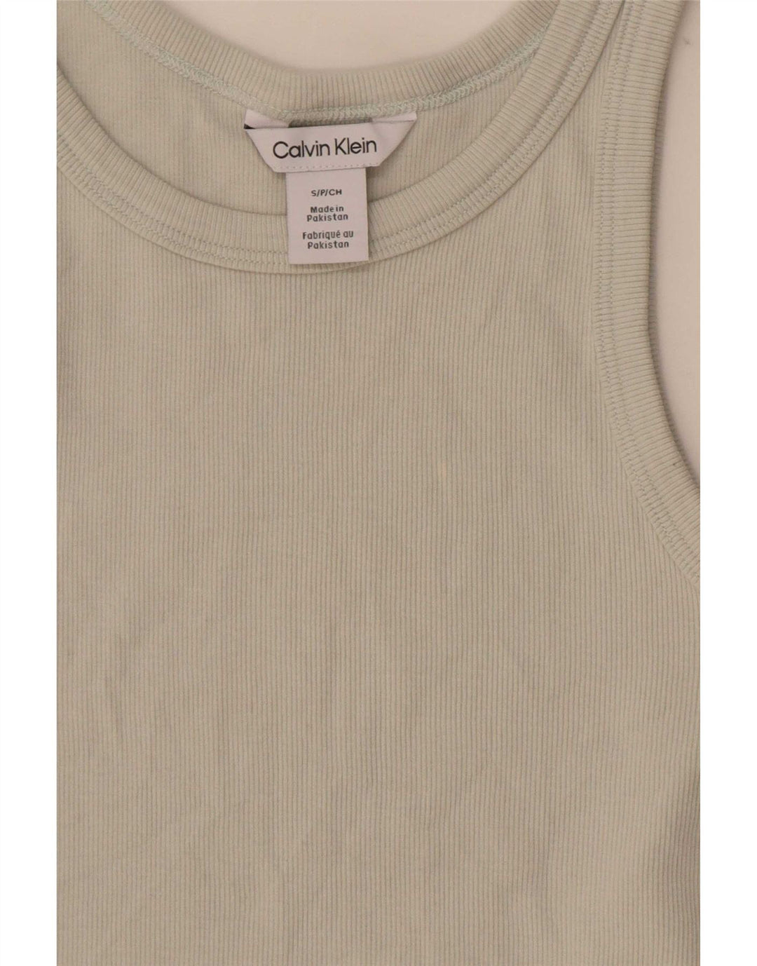 Calvin Klein Damen Weste Top UK 8 Small Grün