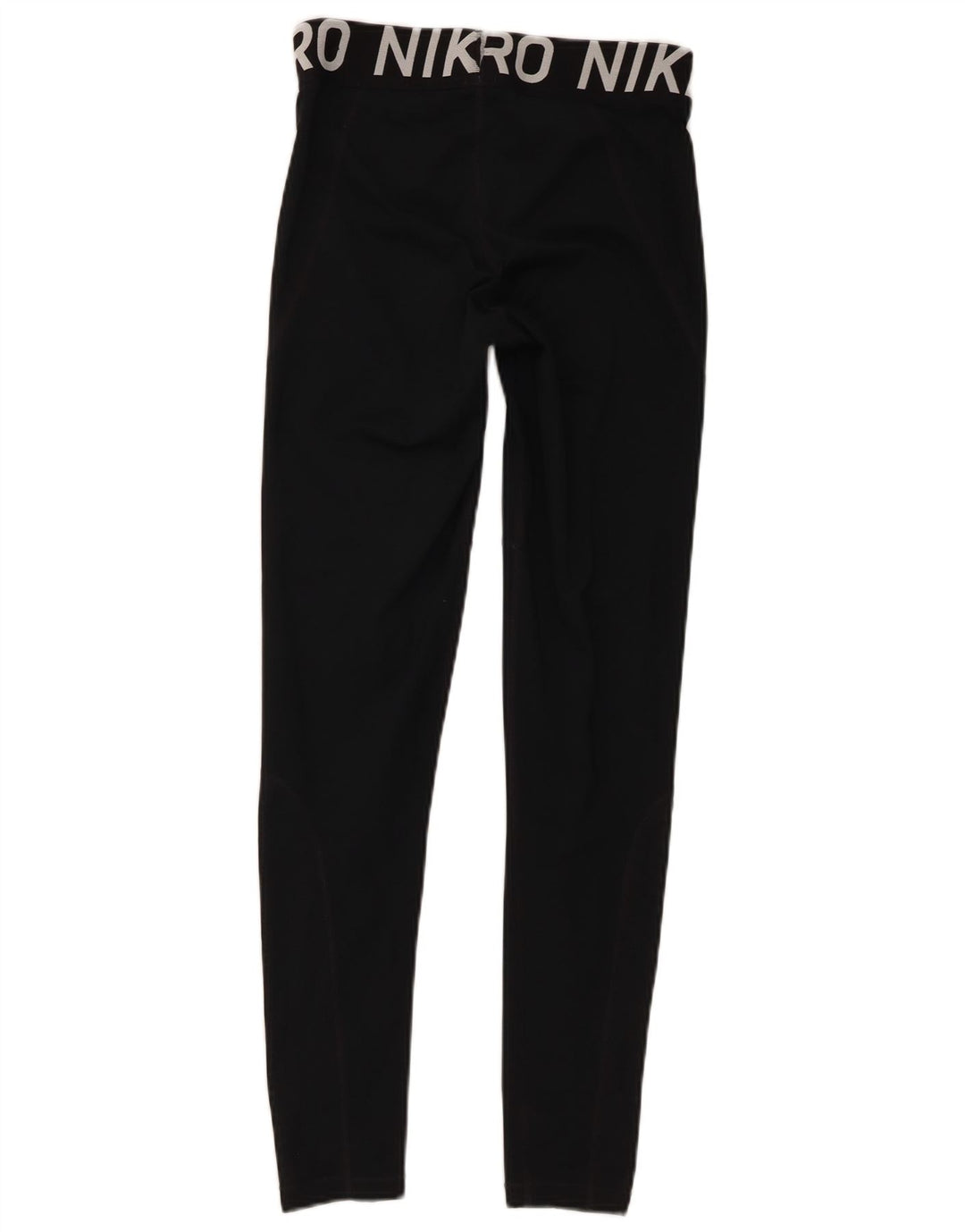 Nike Damen Dri Fit Graphic Leggings UK 12 Mittelschwarzes Polyester