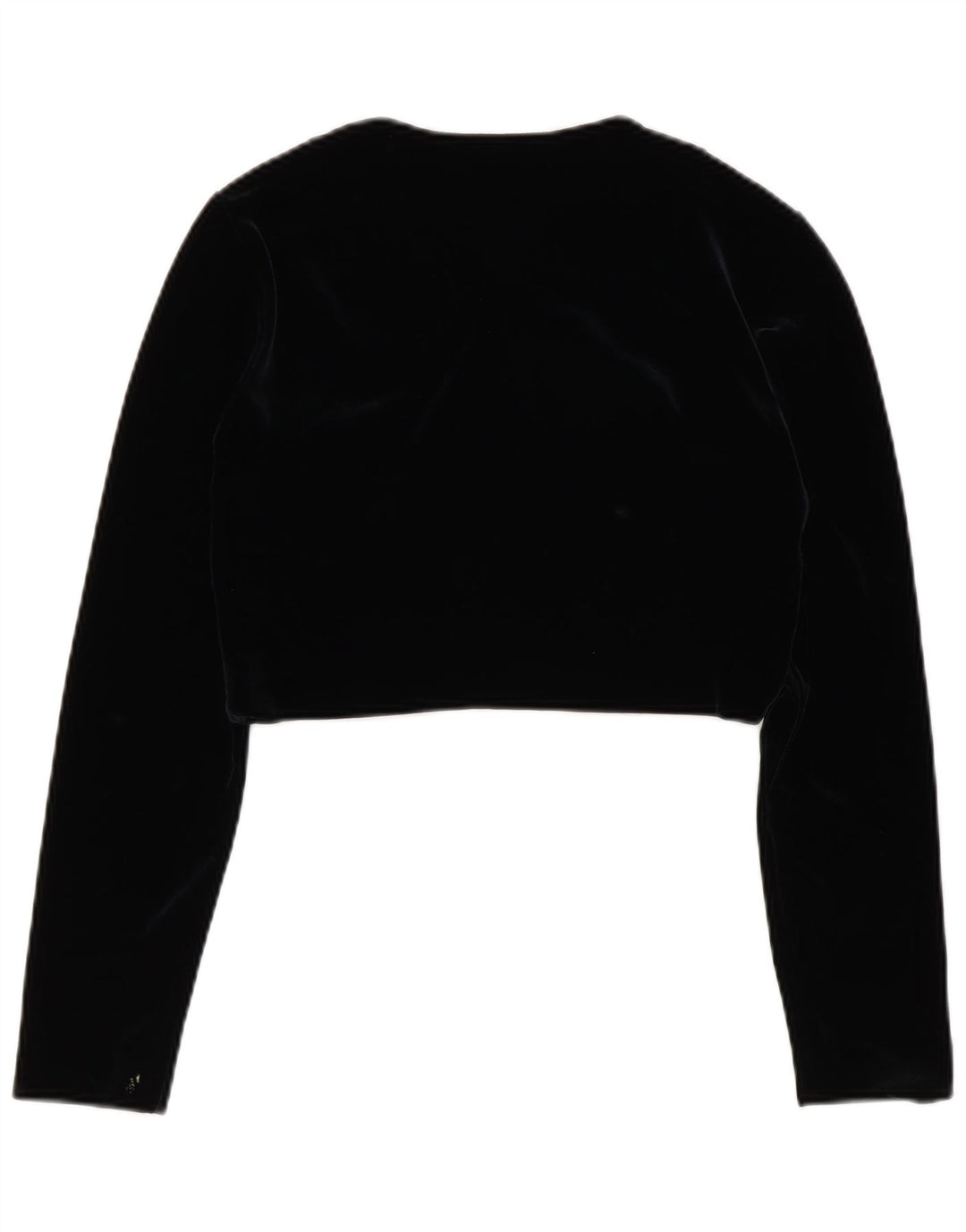 Leonor Damen Samt-Bolerojacke UK 12 Medium Schwarz