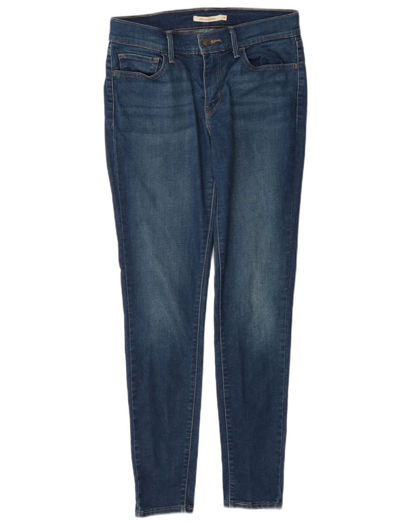 Levi's Damen 710 Super Skinny Jeans W28 L30 Blaue Baumwolle