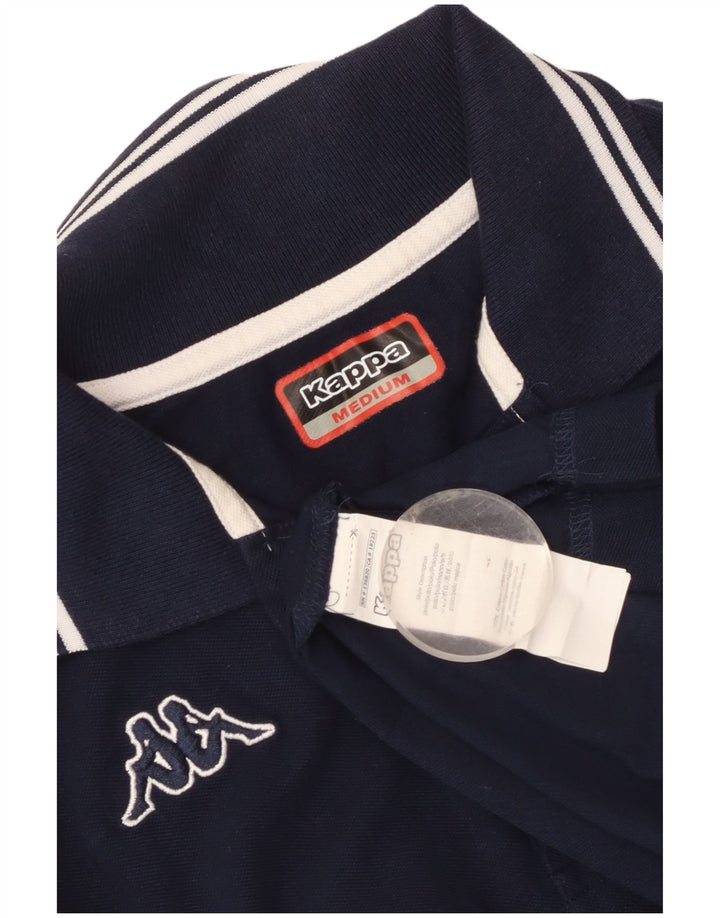 Kappa Herren-Poloshirt, mittelmarineblaue Baumwolle